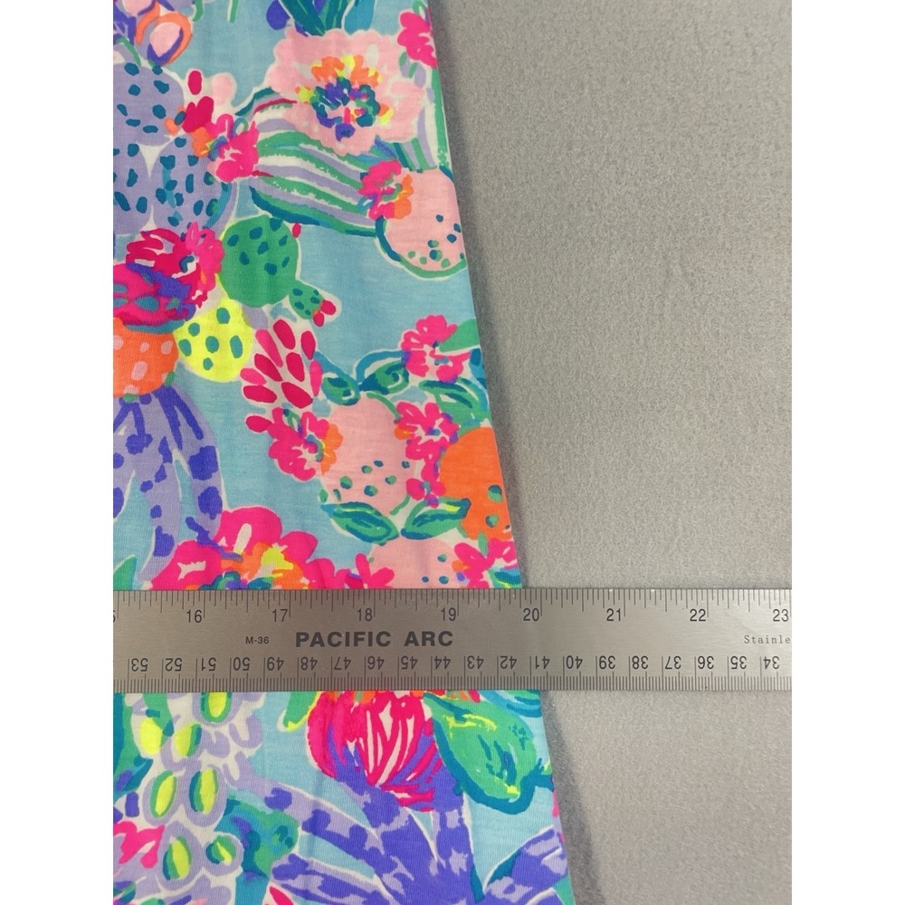 Lilly Pulitzer Vibrant Floral Kristen Shift Dress V-Back Tropical Lattice SM - Picture 14 of 14